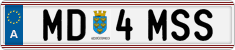 License plate of Austria, Regular plates