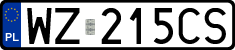 License plates of Poland, Regular car plates