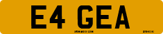 License plate of the United Kingdom, 1983 year system