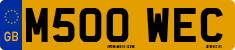 License plate of the United Kingdom, 1983 year system