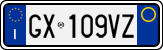 License plate of Italy, Cars (1994 year series)