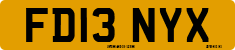 License plate of the United Kingdom, 2001 year system