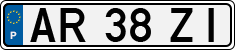 License plate of Portugal, Regular plates
