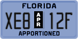 Florida, Apportioned (A12 34B)