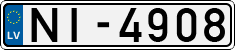 License plate of Latvia, Regular car plates