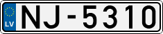 License plate of Latvia, Regular car plates