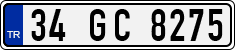 License plate of Turkey, Regular plates
