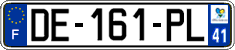 French license plate, SIV (ordinary)