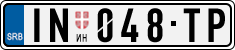 License plate of Serbia, Cars