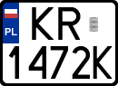 License plates of Poland, Regular car plates