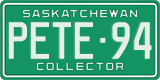 Saskatchewan, Vanity Plates