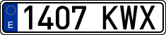License plates of Spain, Ordinary (2000)