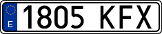 License plates of Spain, Ordinary (2000)