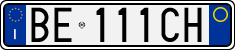 License plate of Italy, Cars (1994 year series)