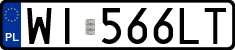 License plates of Poland, Regular car plates