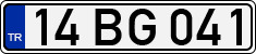 License plate of Turkey, Regular plates