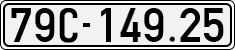 License plate of Vietnam, Cars