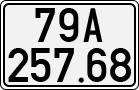 License plate of Vietnam, Cars