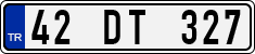 License plate of Turkey, Regular plates