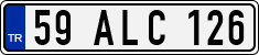 License plate of Turkey, Regular plates