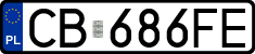 License plates of Poland, Regular car plates
