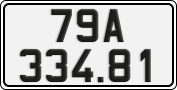 License plate of Vietnam, Cars