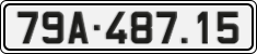 License plate of Vietnam, Cars