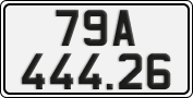 License plate of Vietnam, Cars