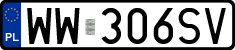 License plates of Poland, Regular car plates