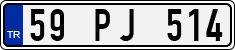 License plate of Turkey, Regular plates