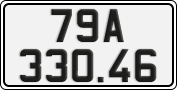 License plate of Vietnam, Cars