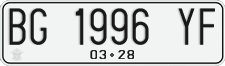 License plate of Indonesia, Regular plates