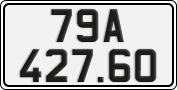 License plate of Vietnam, Cars