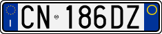 License plate of Italy, Cars (1994 year series)