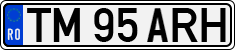License plate of Romania, Regular plates