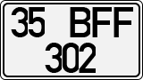 License plate of Turkey, Regular plates
