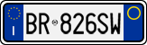 License plate of Italy, Cars (1994 year series)