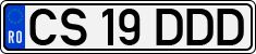 License plate of Romania, Regular plates
