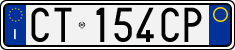 License plate of Italy, Cars (1994 year series)