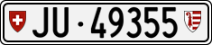 License plate of Switzerland, Cars