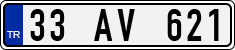 License plate of Turkey, Regular plates