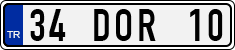 License plate of Turkey, Regular plates