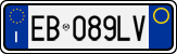 License plate of Italy, Cars (1994 year series)