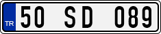 License plate of Turkey, Regular plates