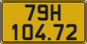 License plate of Vietnam, Commercial vehicles