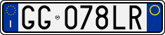 License plate of Italy, Cars (1994 year series)