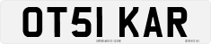 License plate of the United Kingdom, 2001 year system