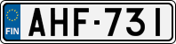 License plate of Finland, Cars