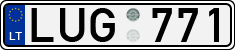 License plate of Lithuania, Cars