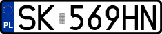 License plates of Poland, Regular car plates